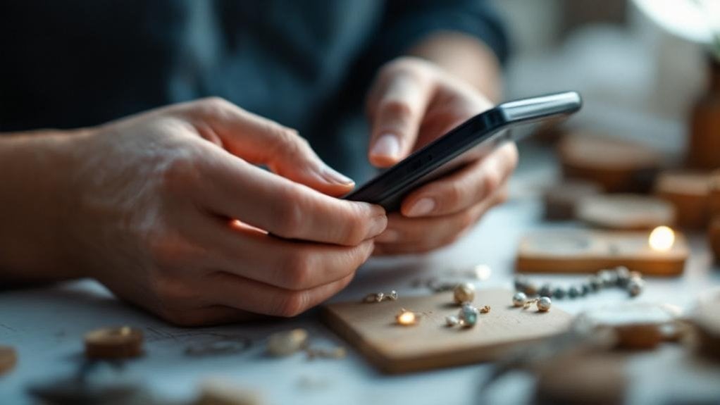 smartphone powered handmade goods enterprise
